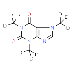 ChemSpider 2D Image | Caffeine-d9 | C8HD9N4O2