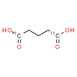 ChemSpider 2D Image | (1,5-~13~C_2_)Pentanedioic acid | C313C2H8O4