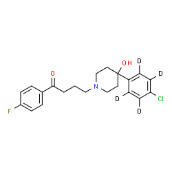 ChemSpider 2D Image | HALOPERIDOL-D4 | C21H19D4ClFNO2