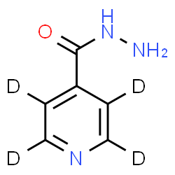 ChemSpider 2D Image | Isoniazid-d4 | C6H3D4N3O