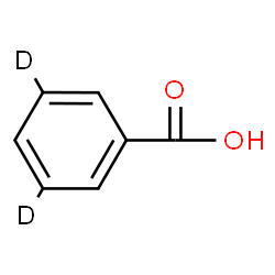 ChemSpider 2D Image | (3,5-~2~H_2_)Benzoic acid | C7H4D2O2