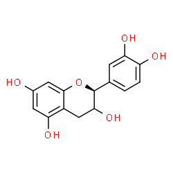ChemSpider 2D Image | (2S)-2-(3,4-Dihydroxyphenyl)-3,5,7-chromanetriol | C15H14O6