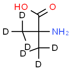 ChemSpider 2D Image | 2-(~2~H_3_)Methyl(3,3,3-~2~H_3_)alanine | C4H3D6NO2