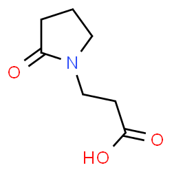 ChemSpider 2D Image | 2-oxo-1-pyrrolidinepropanoic acid | C7H11NO3
