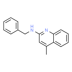 ChemSpider 2D Image | N-Benzyl-4-methyl-2-quinolinamine | C17H16N2