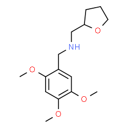 ChemSpider 2D Image | (oxolan-2-ylmethyl)[(2,4,5-trimethoxyphenyl)methyl]amine | C15H23NO4