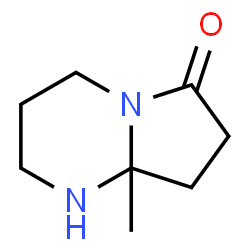 ChemSpider 2D Image | 8a-methyl-hexahydropyrrolo[1,2-a]pyrimidin-6-one | C8H14N2O
