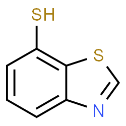 ChemSpider 2D Image | 1,3-Benzothiazole-7-thiol | C7H5NS2