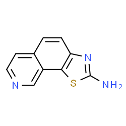 ChemSpider 2D Image | [1,3]Thiazolo[4,5-h]isoquinolin-2-amine | C10H7N3S