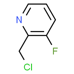 ChemSpider 2D Image | 2-(Chloromethyl)-3-fluoropyridine | C6H5ClFN