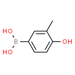 ChemSpider 2D Image | 4-Hydroxy-3-methylbenzeneboronic acid | C7H9BO3