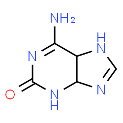 ChemSpider 2D Image | 6-Amino-5,7-dihydro-4H-purin-2-ol | C5H7N5O