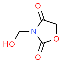 ChemSpider 2D Image | 3-(Hydroxymethyl)-1,3-oxazolidine-2,4-dione | C4H5NO4