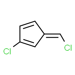 ChemSpider 2D Image | (5Z)-2-Chloro-5-(chloromethylene)-1,3-cyclopentadiene | C6H4Cl2