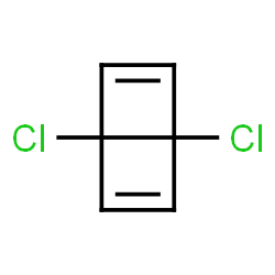 ChemSpider 2D Image | 1,4-Dichlorobicyclo[2.2.0]hexa-2,5-diene | C6H4Cl2