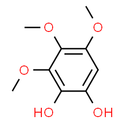 ChemSpider 2D Image | 3,4,5-Trimethoxy-1,2-benzenediol | C9H12O5