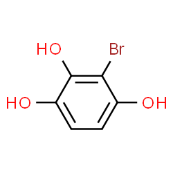 ChemSpider 2D Image | 3-Bromo-1,2,4-benzenetriol | C6H5BrO3
