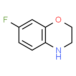 ChemSpider 2D Image | 7-Fluoro-3,4-dihydro-2H-1,4-benzoxazine | C8H8FNO