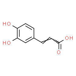 ChemSpider 2D Image | Caffeic acid | C9H8O4