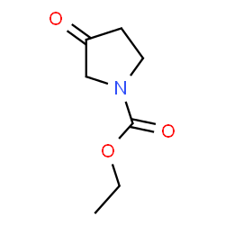 ChemSpider 2D Image | 1-n-ethoxycarbonyl-3-pyrrolidone | C7H11NO3