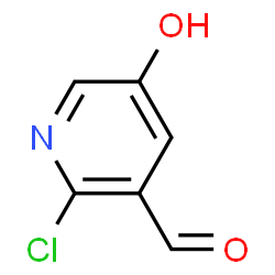 ChemSpider 2D Image | 2-Chloro-5-hydroxynicotinaldehyde | C6H4ClNO2