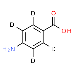 ChemSpider 2D Image | 4-Amino(~2~H_4_)benzoic acid | C7H3D4NO2