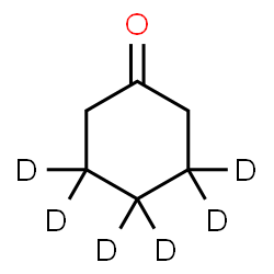 ChemSpider 2D Image | Cyclohexanone-3,3,4,4,5,5-d6 | C6H4D6O