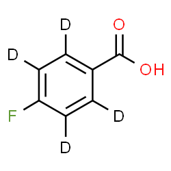 ChemSpider 2D Image | 4-Fluoro(~2~H_4_)benzoic acid | C7HD4FO2