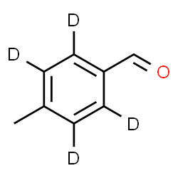 ChemSpider 2D Image | 4-Methyl(~2~H_4_)benzaldehyde | C8H4D4O