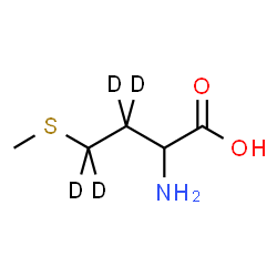 ChemSpider 2D Image | DL-Methionine-3,3,4,4-d4 | C5H7D4NO2S