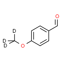 ChemSpider 2D Image | 4-[(~2~H_3_)Methyloxy]benzaldehyde | C8H5D3O2