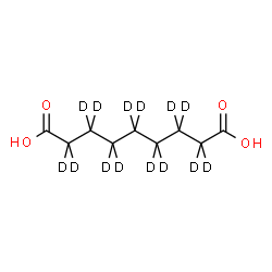 ChemSpider 2D Image | 1,9-Nonanedioic-d14 Acid | C9H2D14O4