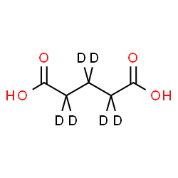 ChemSpider 2D Image | (~2~H_6_)Pentanedioic acid | C5H2D6O4
