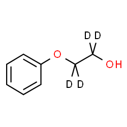 ChemSpider 2D Image | 2-Phenoxy(~2~H_4_)ethanol | C8H6D4O2