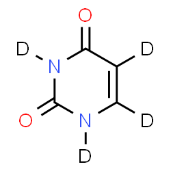 ChemSpider 2D Image | Uracil-d4 | C4D4N2O2