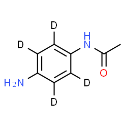 ChemSpider 2D Image | N-[4-Amino(~2~H_4_)phenyl]acetamide | C8H6D4N2O