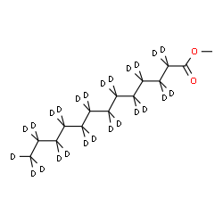 ChemSpider 2D Image | Methyl (~2~H_25_)tridecanoate | C14H3D25O2