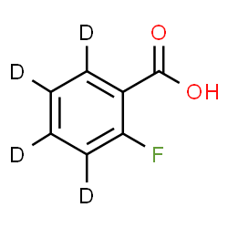 ChemSpider 2D Image | 2-Fluoro(~2~H_4_)benzoic acid | C7HD4FO2