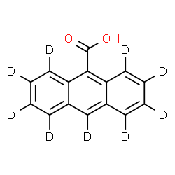 ChemSpider 2D Image | 9-(~2~H_9_)Anthracenecarboxylic acid | C15HD9O2
