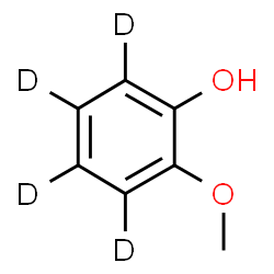 ChemSpider 2D Image | 2-Methoxy(~2~H_4_)phenol | C7H4D4O2