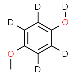 ChemSpider 2D Image | 4-Methoxy(O-~2~H_5_)phenol | C7H3D5O2