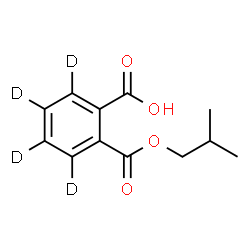 ChemSpider 2D Image | 2-(Isobutoxycarbonyl)(~2~H_4_)benzoic acid | C12H10D4O4