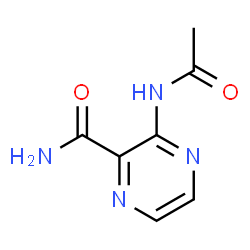 ChemSpider 2D Image | 3-Acetamido-2-pyrazinecarboxamide | C7H8N4O2