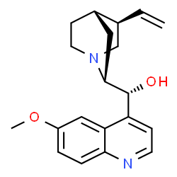 ChemSpider 2D Image | (9R)-6'-Methoxycinchonan-9-ol | C20H24N2O2