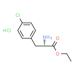 ChemSpider 2D Image | Ethyl 4-chlorophenylalaninate hydrochloride (1:1) | C11H15Cl2NO2