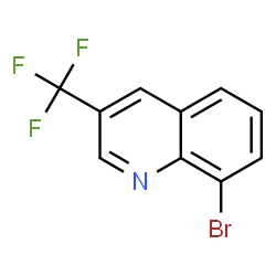ChemSpider 2D Image | 8-Bromo-3-(trifluoromethyl)quinoline | C10H5BrF3N