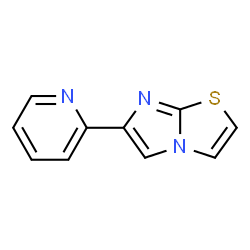 ChemSpider 2D Image | 6-(Pyridin-2-yl)imidazo[2,1-b]thiazole | C10H7N3S