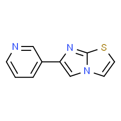ChemSpider 2D Image | 6-(Pyridin-3-yl)imidazo[2,1-b]thiazole | C10H7N3S