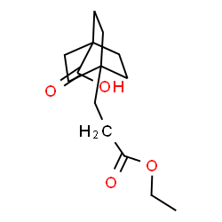 ChemSpider 2D Image | 4-(3-Ethoxy-3-oxopropyl)bicyclo[2.2.2]octane-1-carboxylic acid | C14H22O4