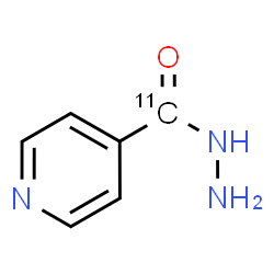 ChemSpider 2D Image | 4-Pyridine(~11~C)carbohydrazide | C511CH7N3O